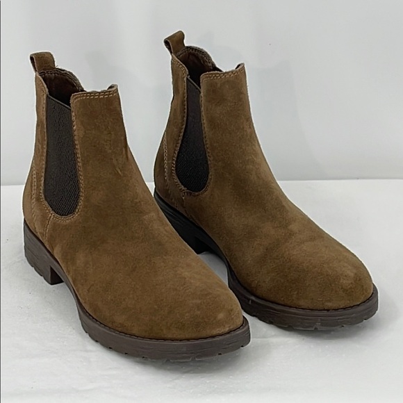 BJORNDAL WOMENS SIZE 9 Brown Leather Chelsea Boots - Picture 1 of 7